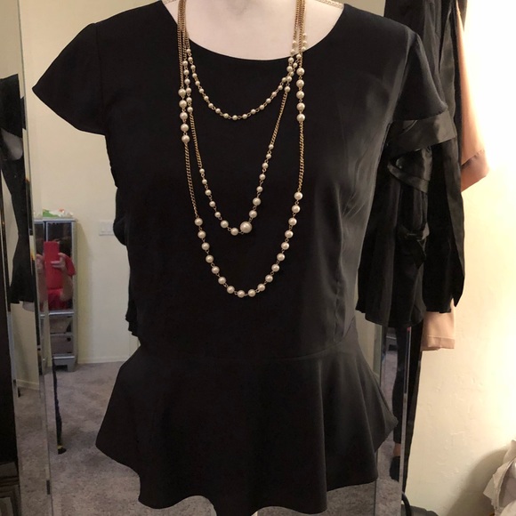 Express Tops - ✨✨Final Reduction✨Express peplum blouse. Med.